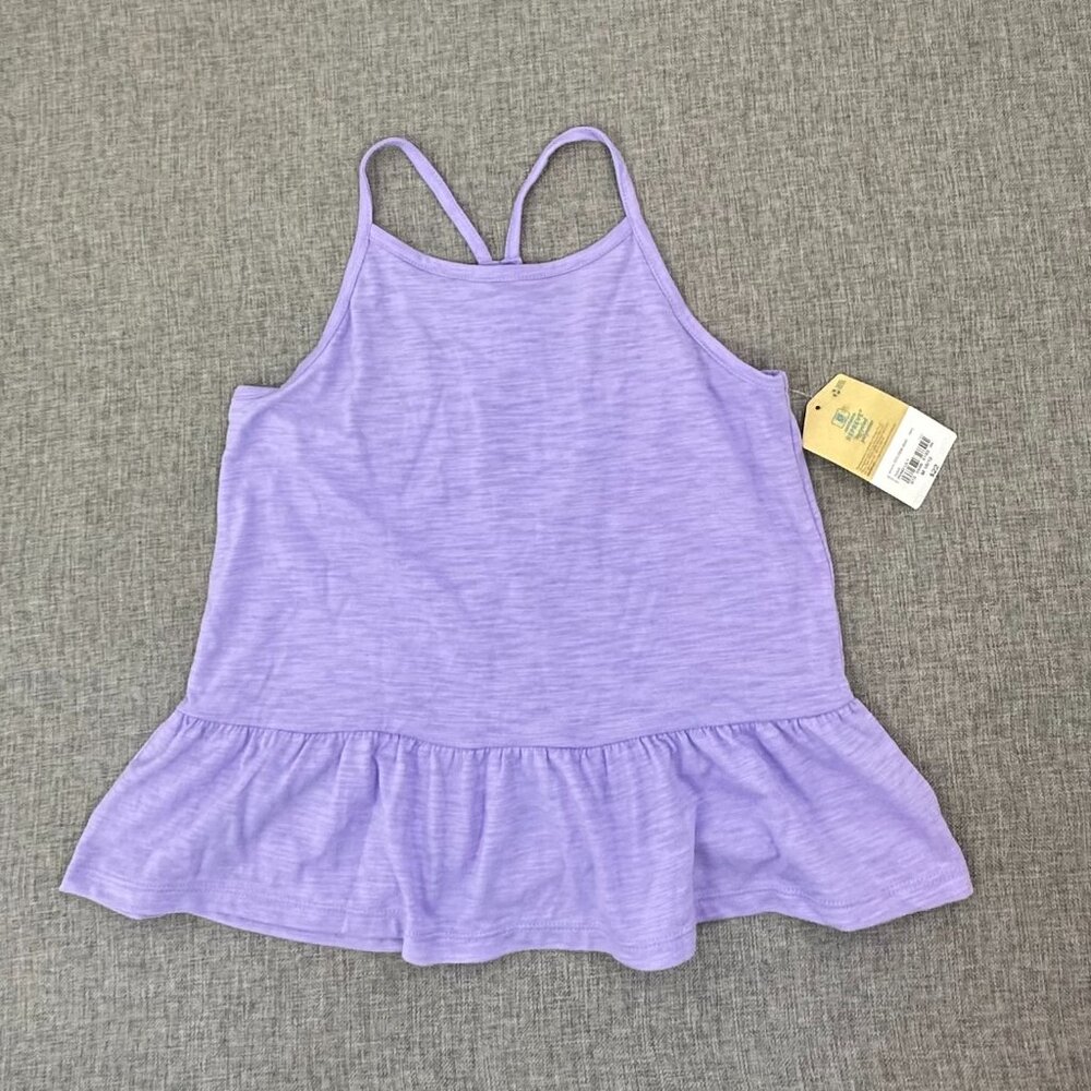 NEW! Thereabouts Kids‎ Girls Cute Tank Top Lily M10/12 Pleated Polyester MSRP$22